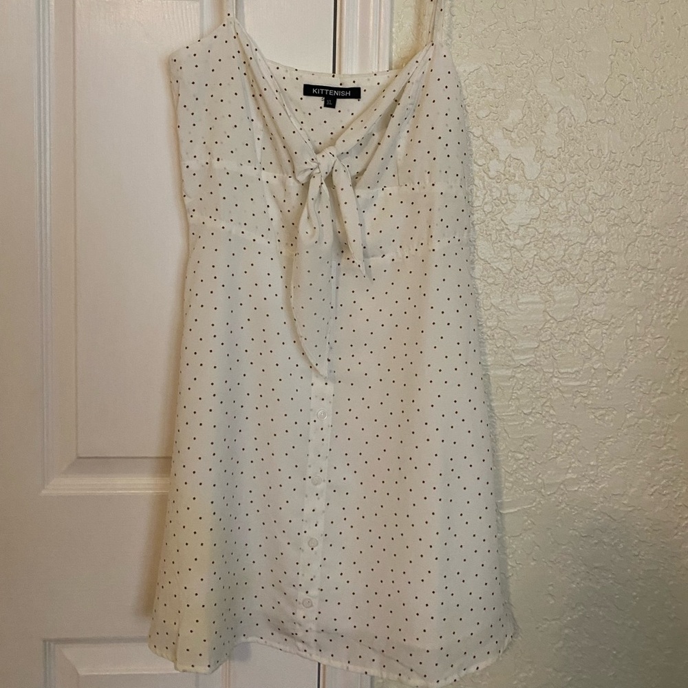 White kittenish dress